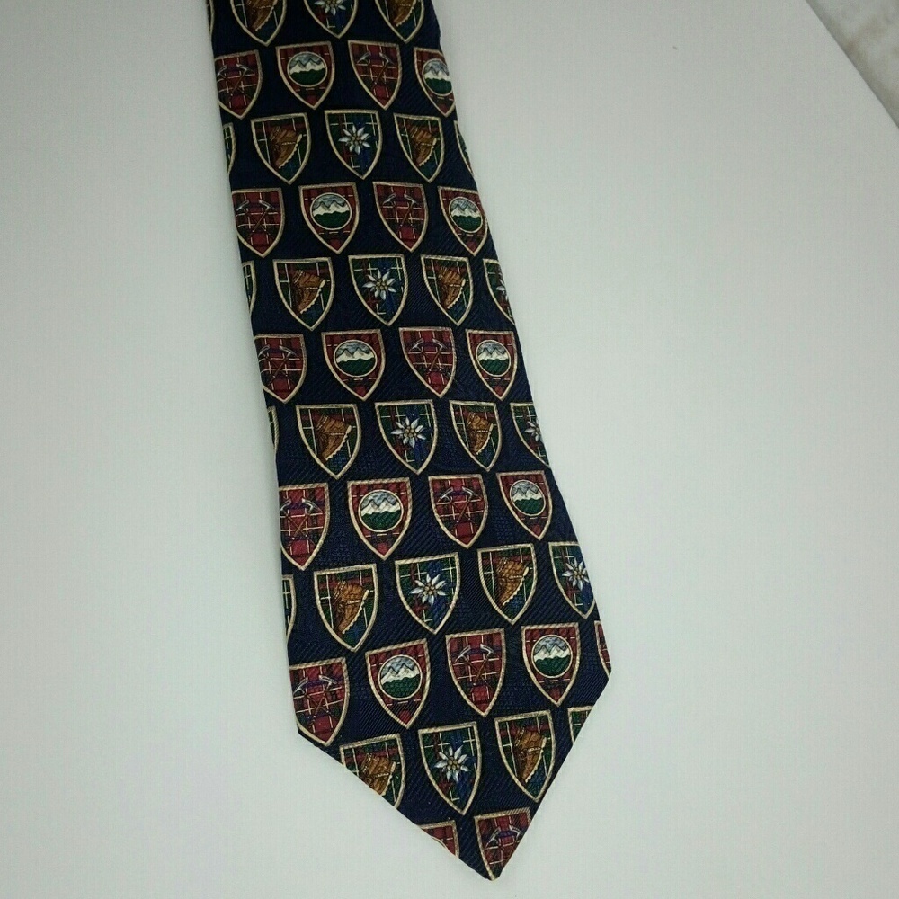 Tommy Hilfiger Italian Silk Blue Neck Tie 4"x56"